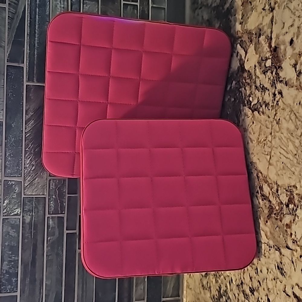 Estee Lauder Pink Quilted Storage Boxes